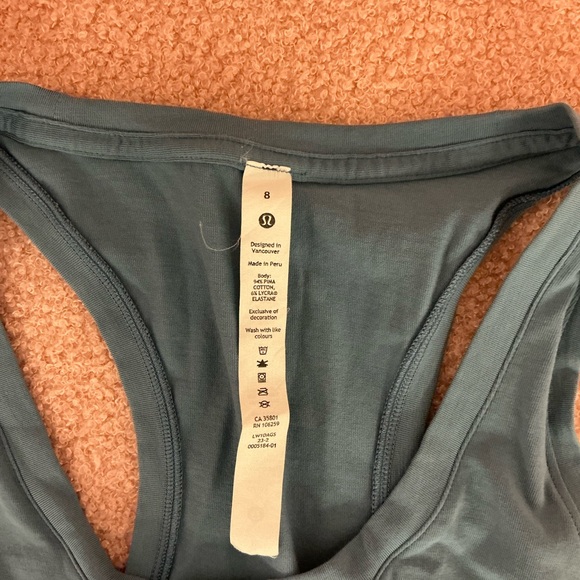 Lululemon Athletica Blue Tank Top - Picture 3 of 3